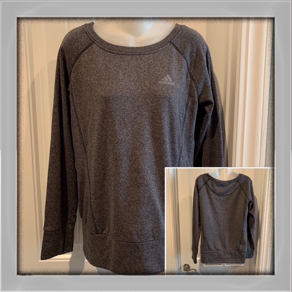 Adidas sweatshirt with thumb holes